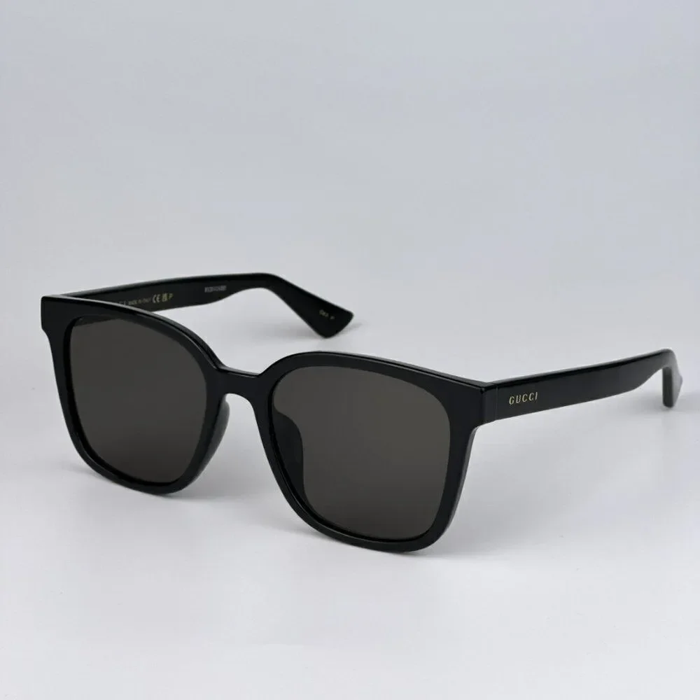 SALE! NEW Gucci GG1346SK 002 Black Brown Polarized Square Unisex Sunglasses